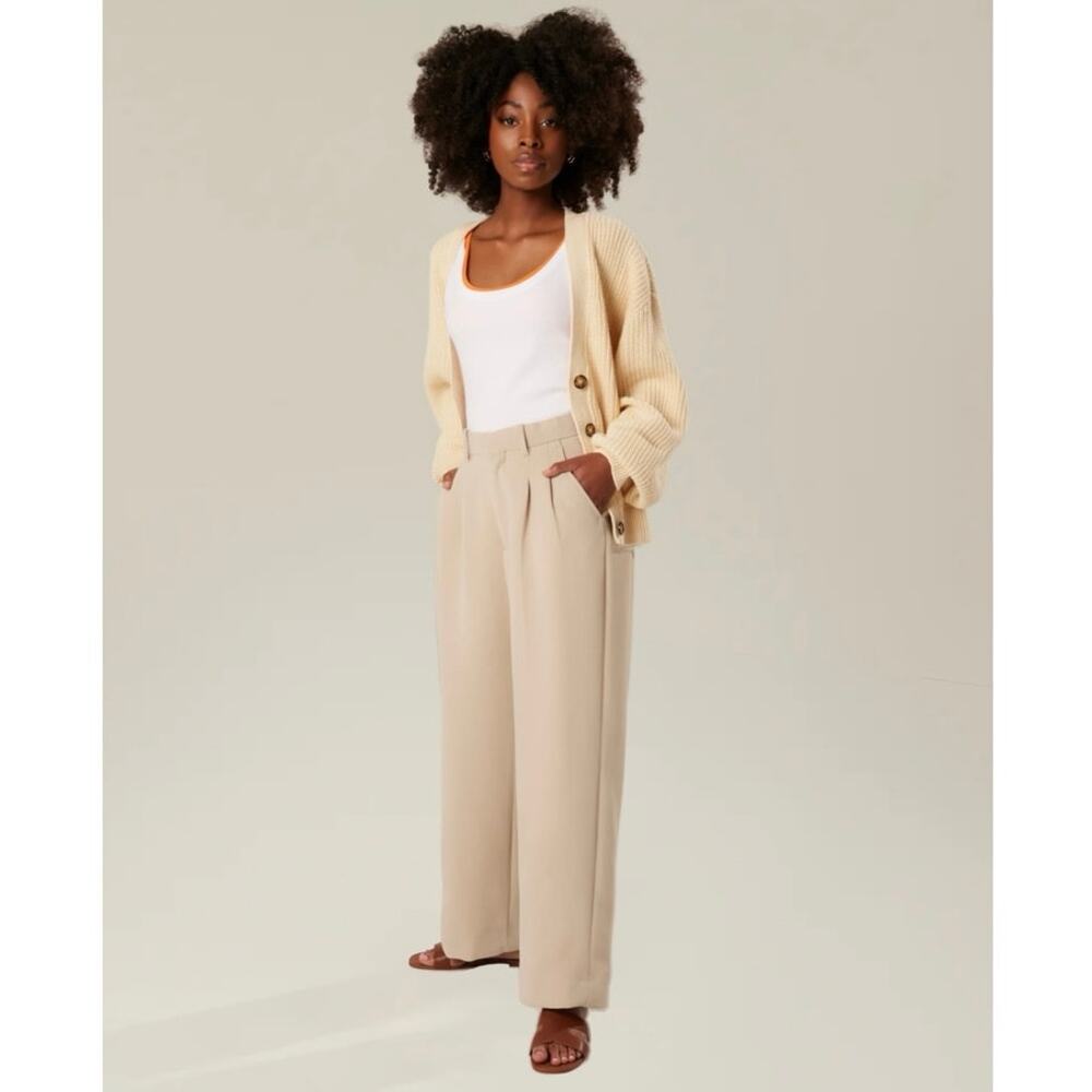 Toulair No.1 / the Vritti Trouser Relaxed Trouser Womens size 28 Beige